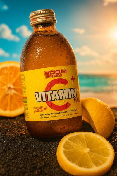 ویتامین c بوم بوم 240 میل شیشه اصل BOOM BOOM